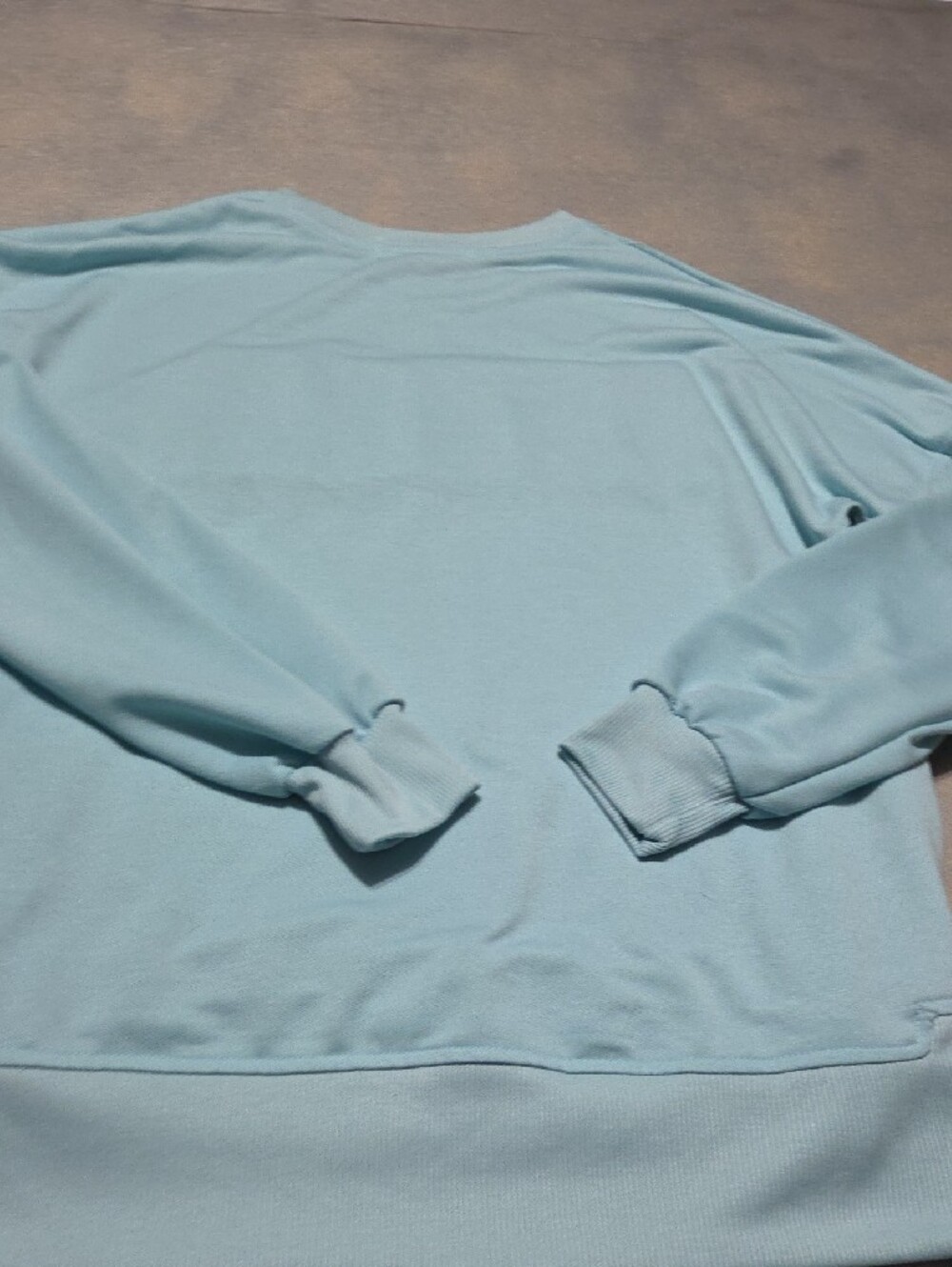 Simply Southern Light Blue Pullover Crewneck - Picture 6 of 6